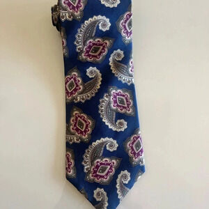 ⭐️Oscar De La Renta Couture Men's Silk Neck Tie vintage